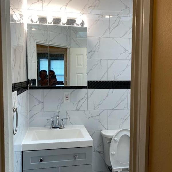 Bathroom project by Express Construction
